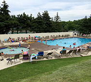 Crystal Clear heated Pool